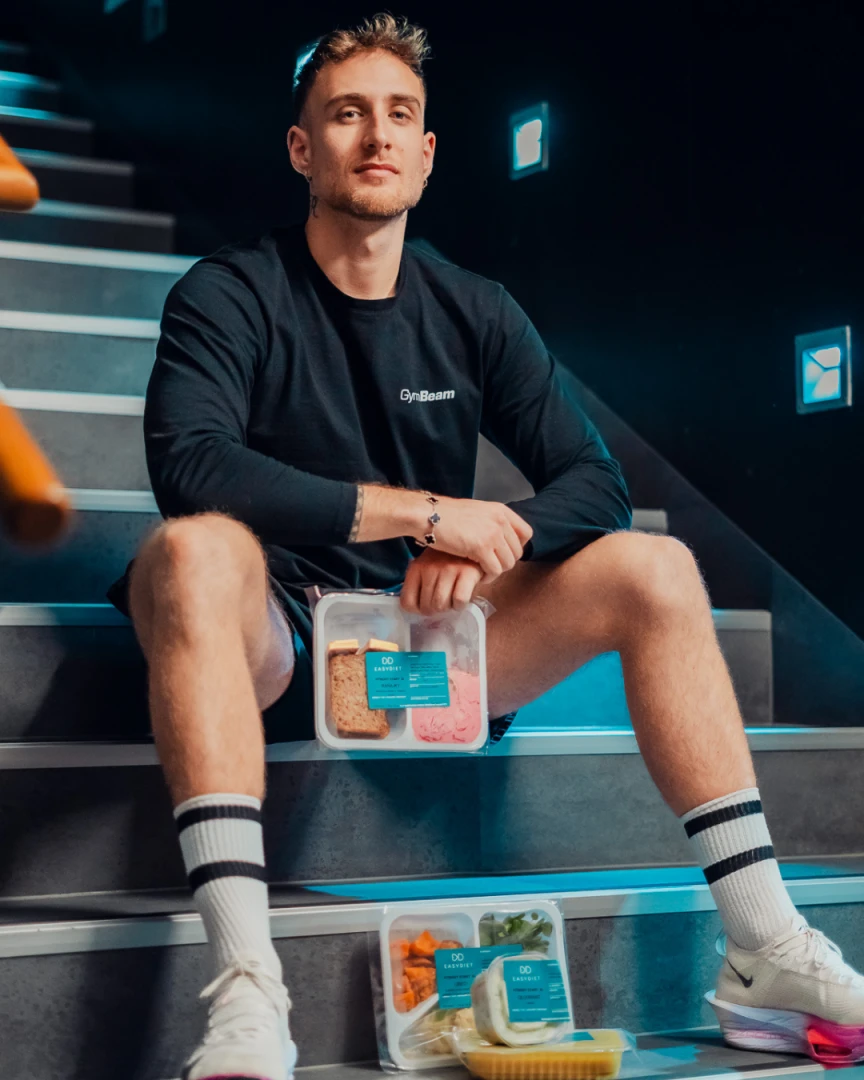 Tréner Alessandro Kabat s EASYDIET krabičkami