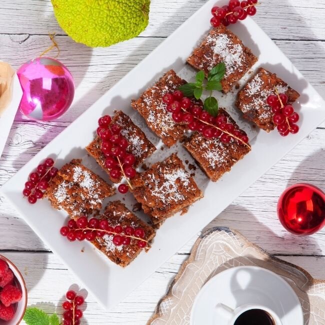 Keto-Kuchen aus Nüssen und Schokolade