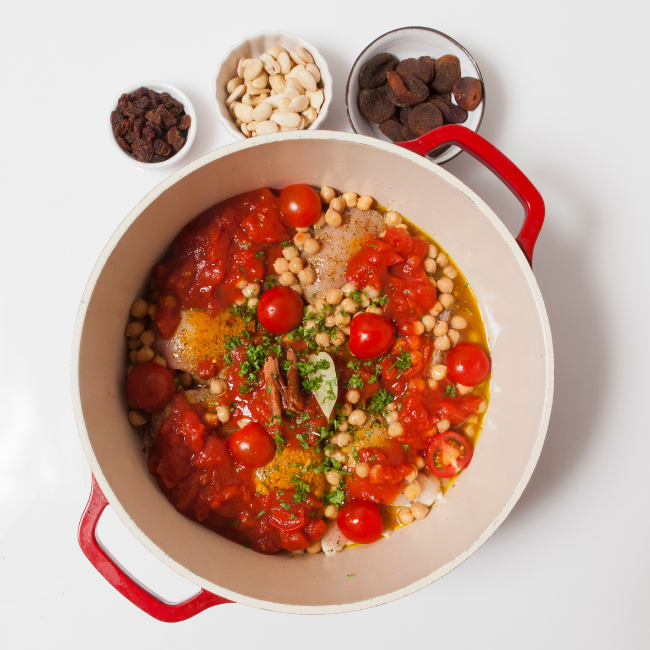 Marocké kura s celozrnným bulgurom - zdravé recepty