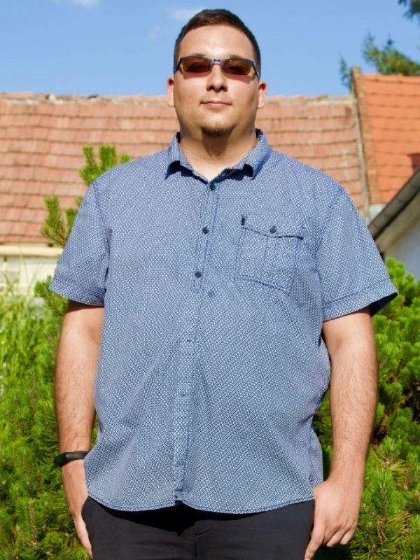 Rastislav pred začatím programu. Váha: 112 kg