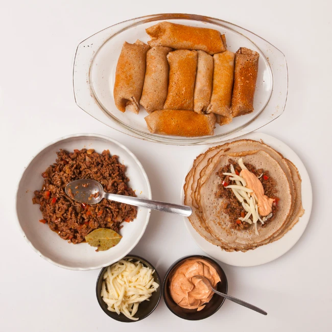 Slané palacinky - postup prípravy