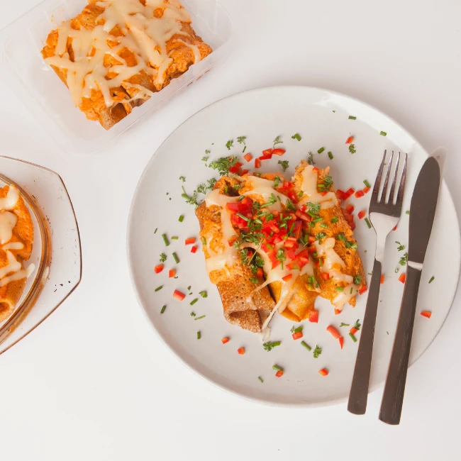 Slané palacinky podľa EASYDIET receptu servírované na tanieri