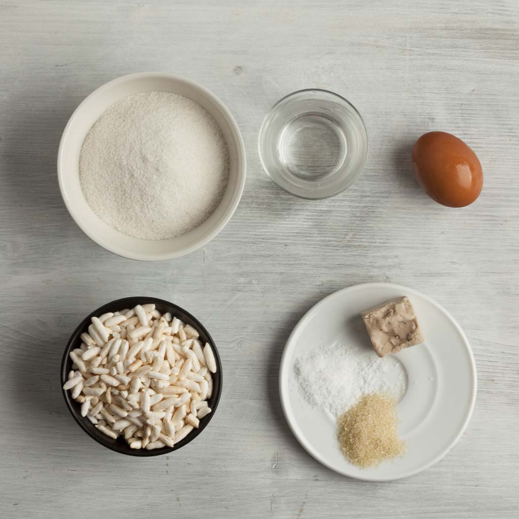 vajíčko, ryžové burizóny, ryžová múka