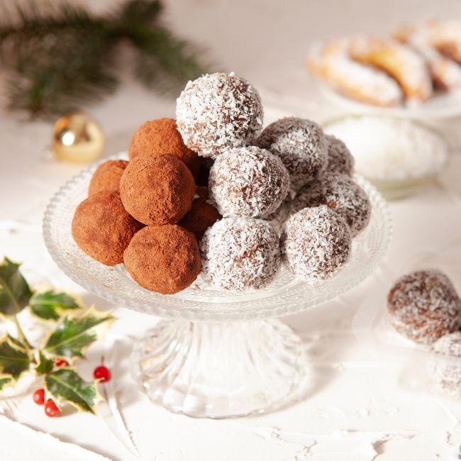 čokoládovo kokosové guličky