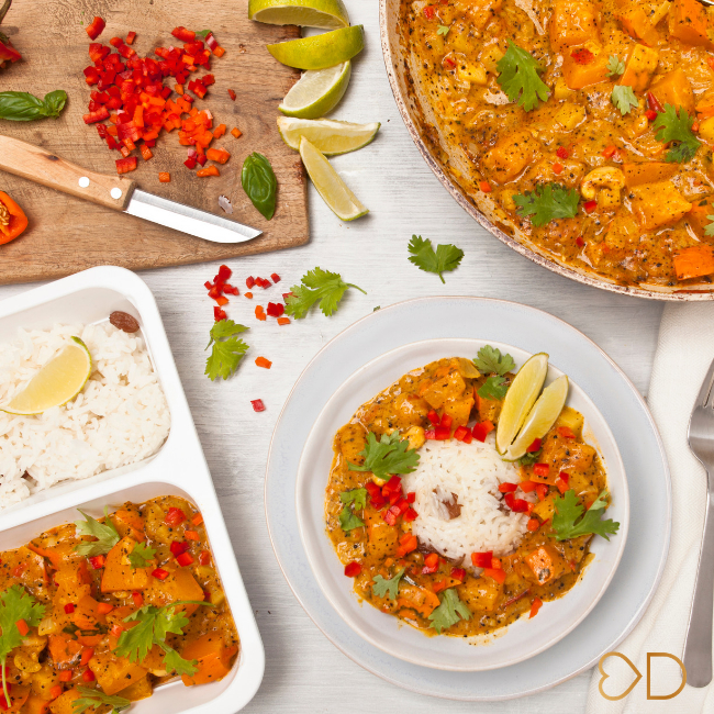 Veganes Kürbis-Curry