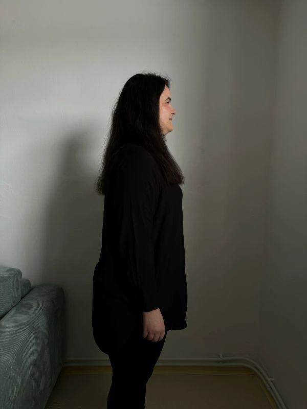 Andrea zbkou pred chudnutím