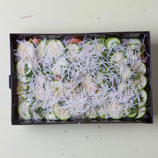 Francúzske zemiaky s lososom