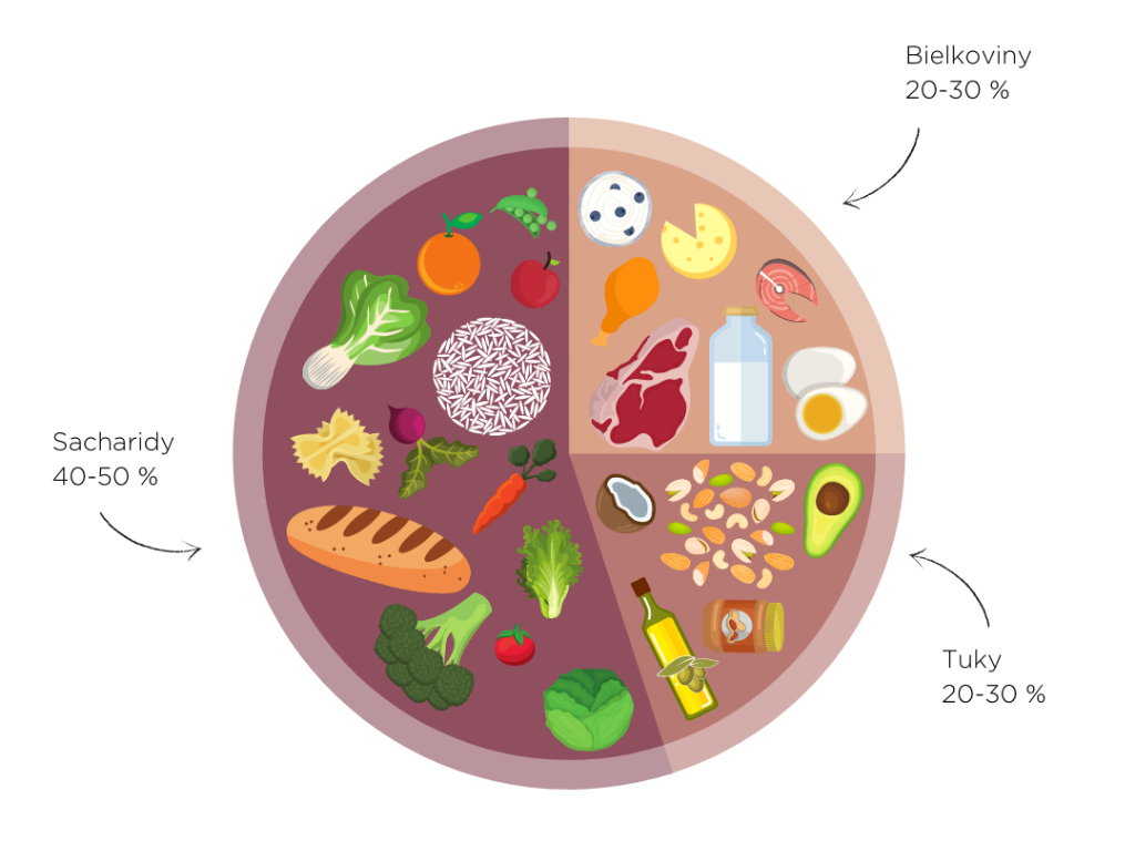 makroživiny v racionálnej strave - správny pomer