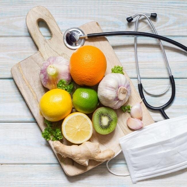 citrón, kiwi, pomaranč, cesnak a maska | EasyDiet