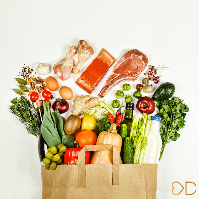 zdravá zelenina, ovocie a mäso ktorú doporučuje EasyDiet