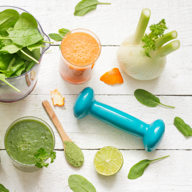 činka, smoothie, zelené smoothie, špenát, limetka