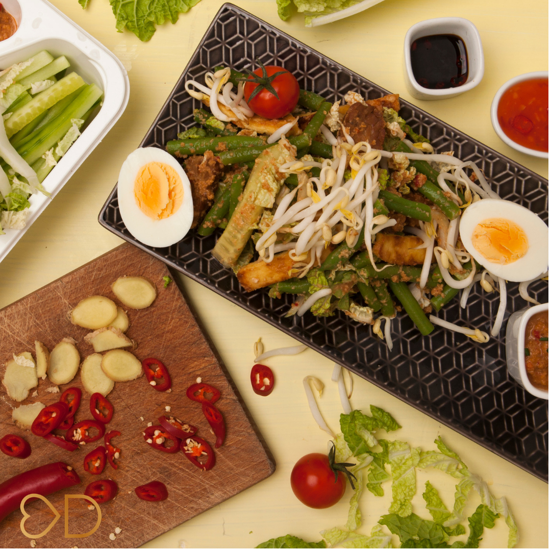 gado gado šalát podľa EASYDIET receptu