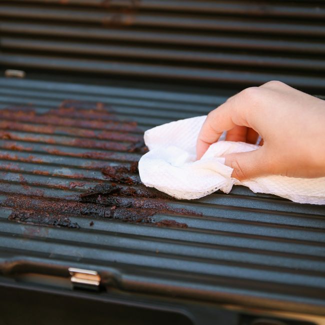 neumytý gril predstavuje potenciálne riziko nákazy