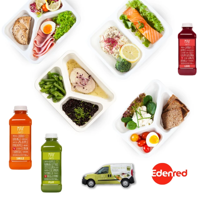 Kompletní servis EasyDiet – krabičková dieta s doručením domů a čerstvými šťávami MAX Juices.