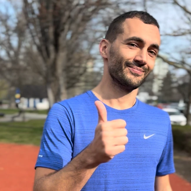 Peter Paták pri natáčaní sérií videí #EASYTIPY v spolupráci s EASYDIET