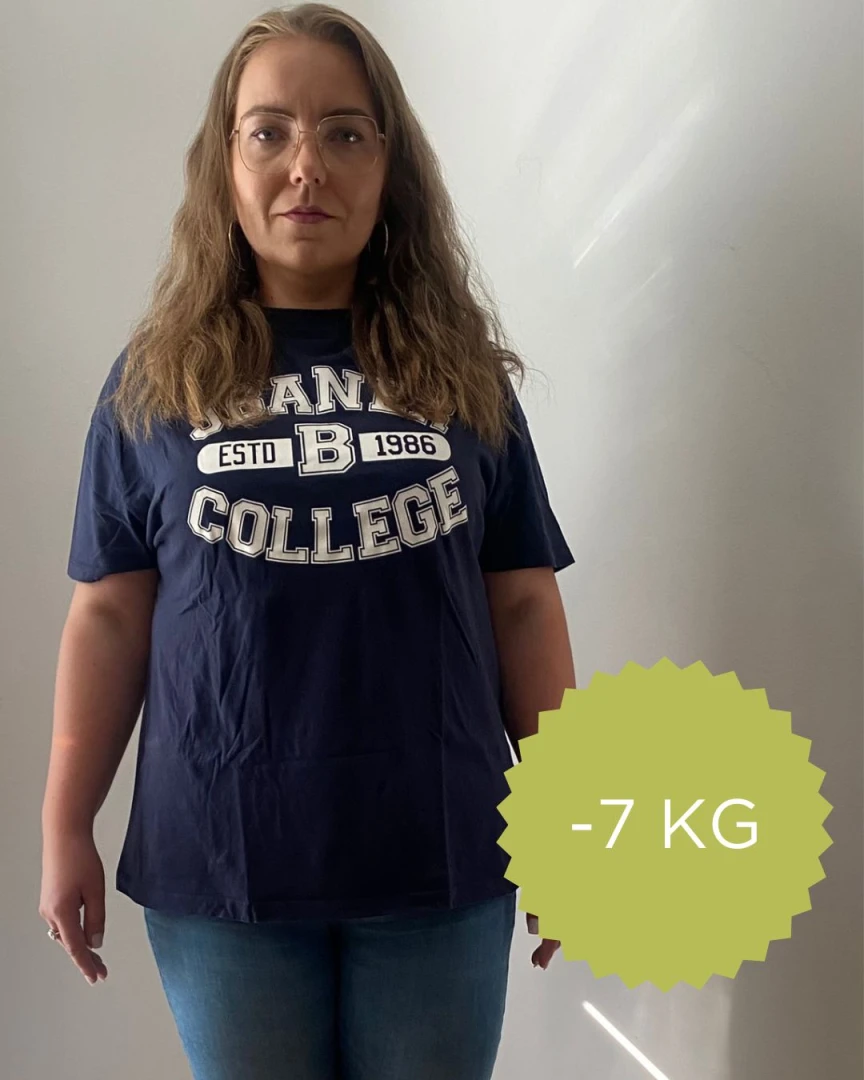 Simona zhubla 7 kg s EASYDIET
