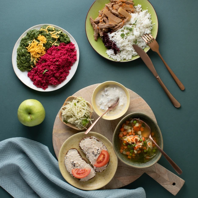 celodenný zdravý jedálniček od EASYDIET - vegetariánske jedlo