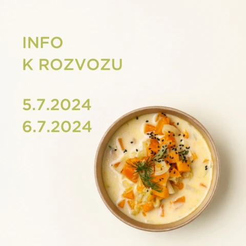 Informace k rozvozu na 5.-6.7.2024