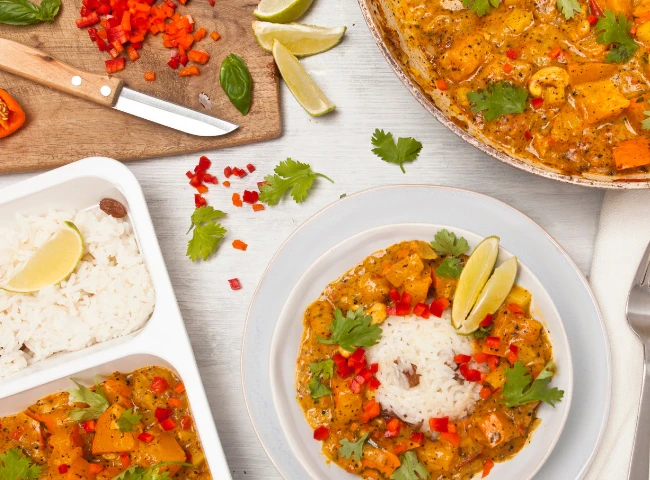 Veganes Kürbis-Curry
