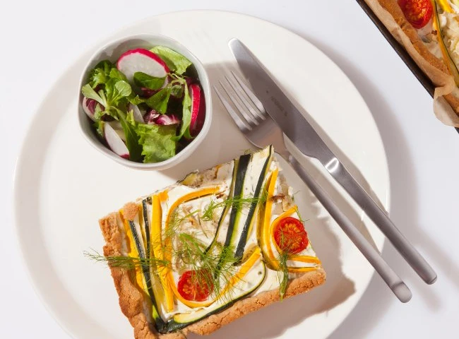 Cuketový quiche