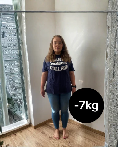Simona hat 7 Kilogramm abgenommen