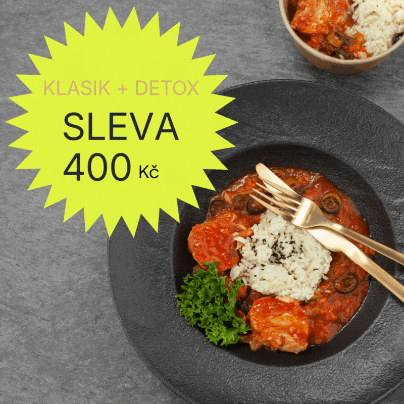 Italské vepřové s rýží a rajčaty; vyvážené krabičkové jídlo.